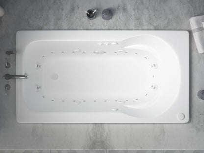 Atlantis Whirlpools Zepher 32 x 60 Rectangular Air & Whirlpool Jetted Bathtub