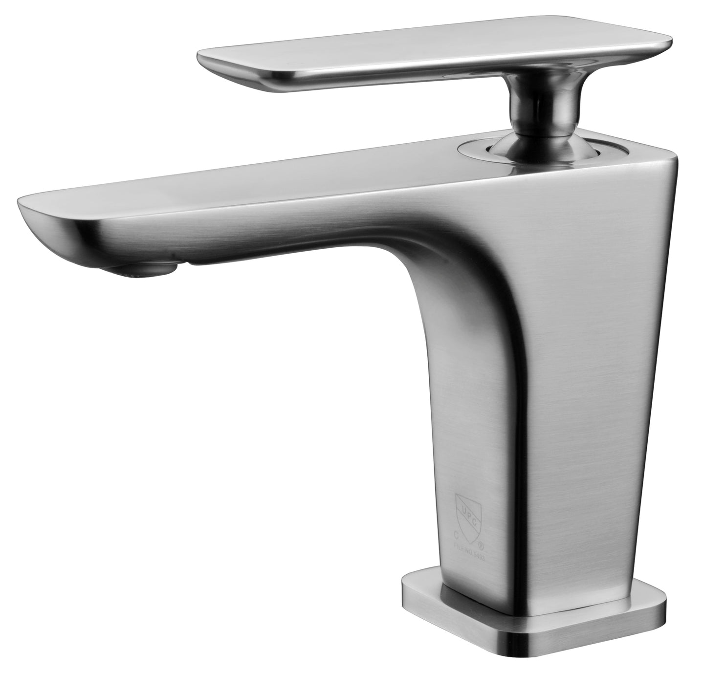 ALFI brand AB1779-BN Brushed Nickel Single Hole Modern Bathroom Faucet