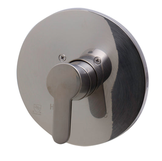 ALFI brand AB3001-BN Brushed Nickel Shower Valve Mixer with Rounded Lever Handle