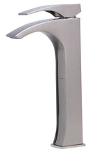 Load image into Gallery viewer, ALFI brand AB1587-BN Tall Brushed Nickel Single Lever Bathroom Faucet
