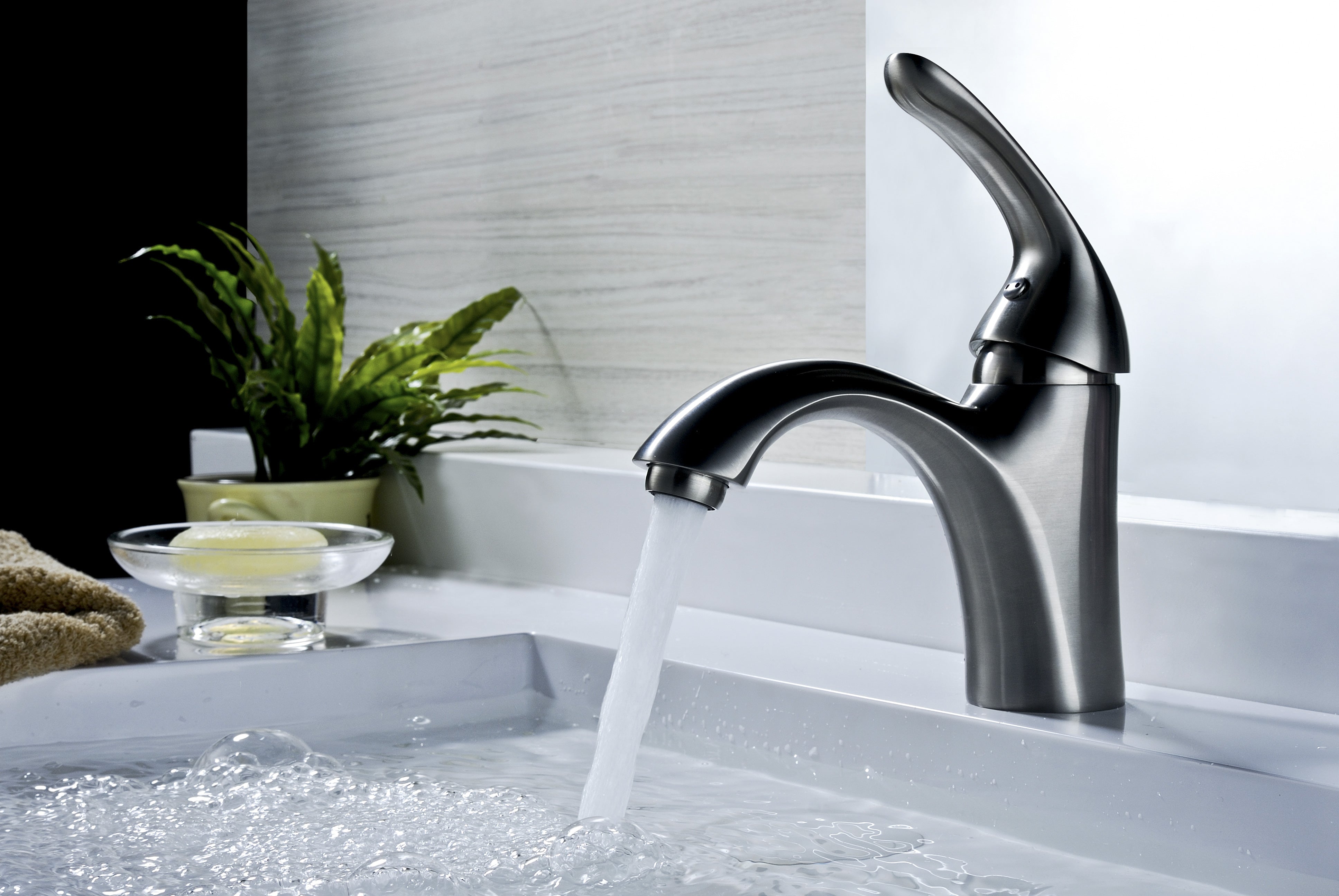 Clavier Series Single Hole Single-Handle Mid-Arc Bathroom Faucet