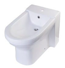 Load image into Gallery viewer, EAGO JA1010 White Ceramic Bathroom Bidet with Elongated Seat