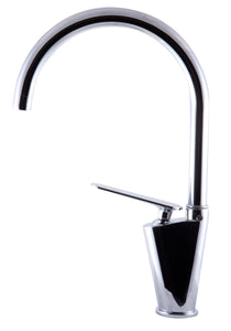 ALFI brand AB3600-PC Polished Chrome Gooseneck Single Hole Bathroom Faucet