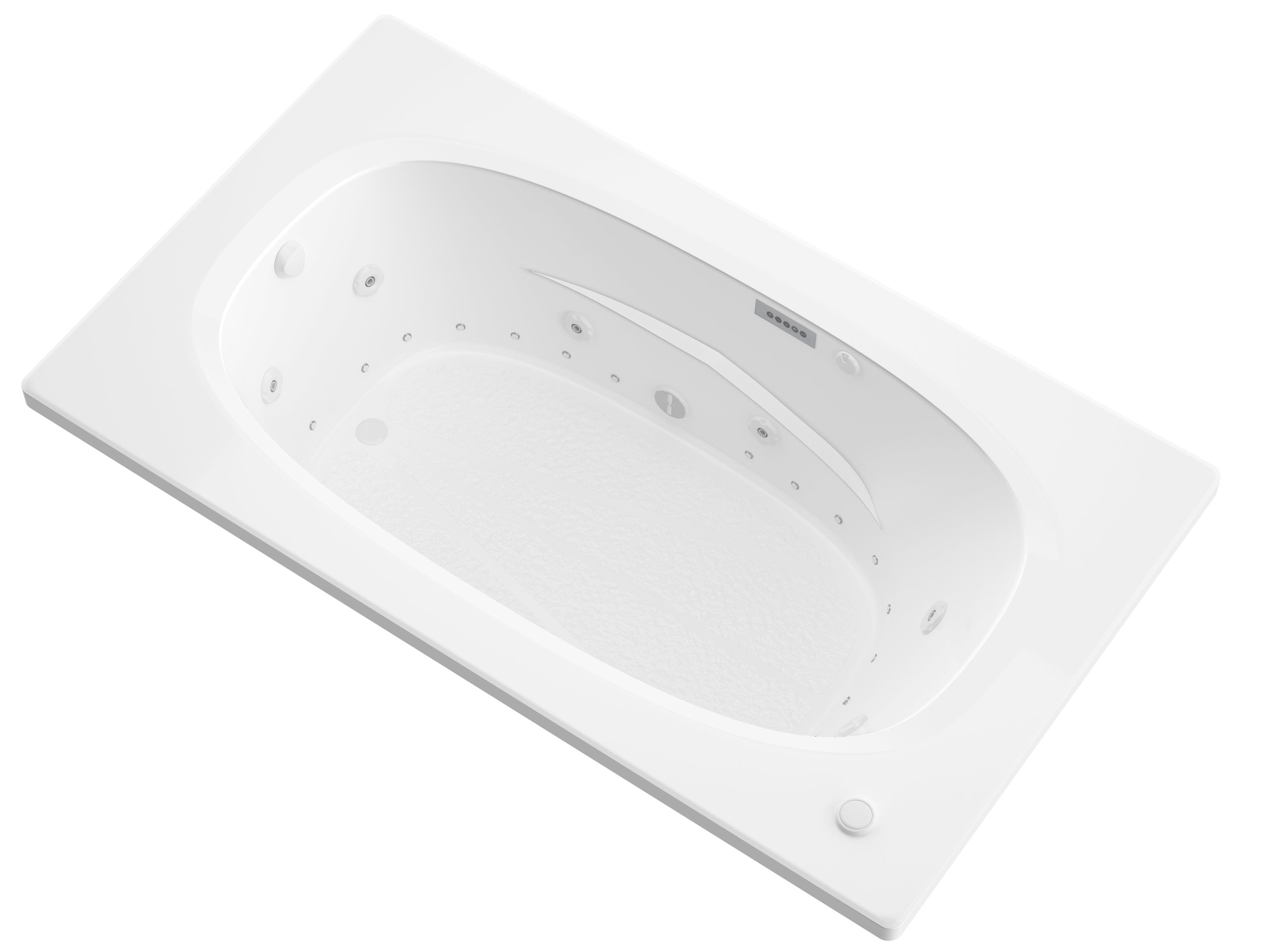 Atlantis Whirlpool Polaris Deluxe 36x72 Air & Whirlpool Tub - White