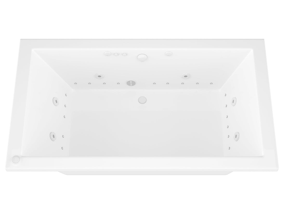 Atlantis Whirlpools Vogue 42 x 72 Rectangular Air & Whirlpool Jetted Bathtub