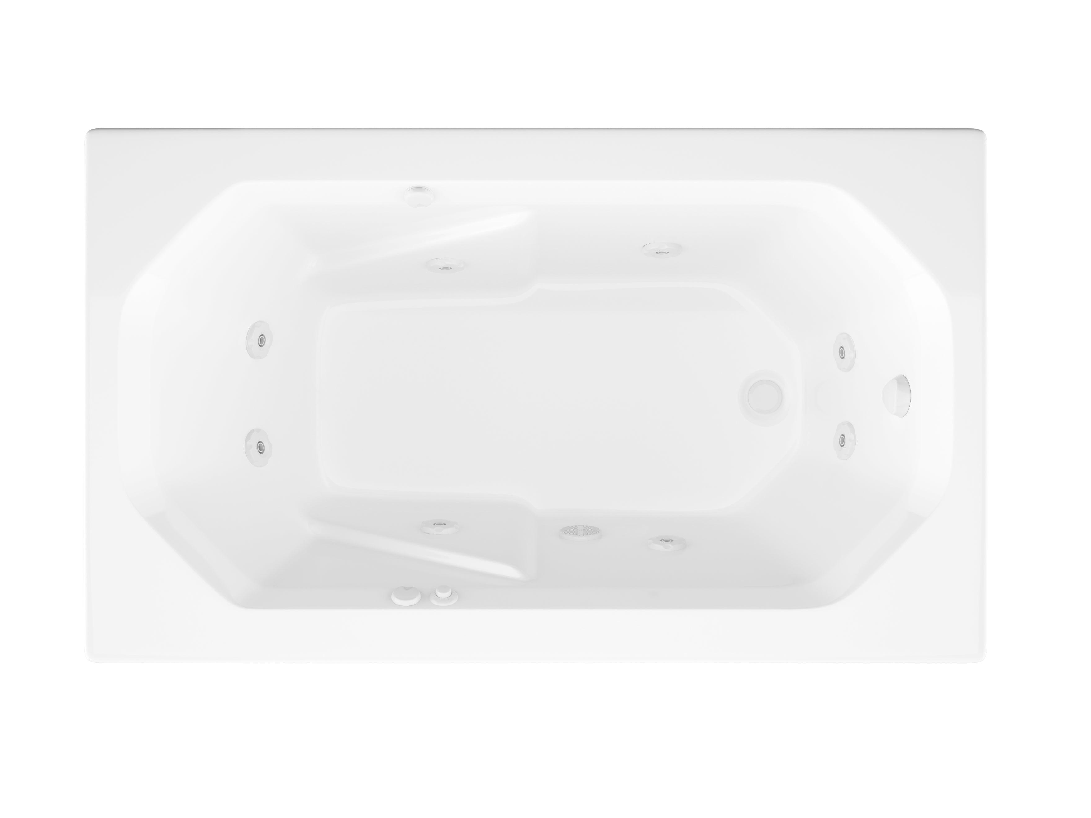 Atlantis Whirlpools Mirage 36 x 60 Rectangular Whirlpool Jetted Bathtub
