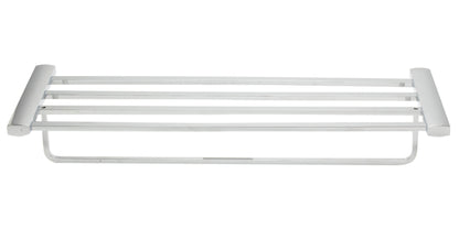 ALFI brand AB9539-PC Polished Chrome 24 inch Towel Bar & Shelf Bathroom Accessory