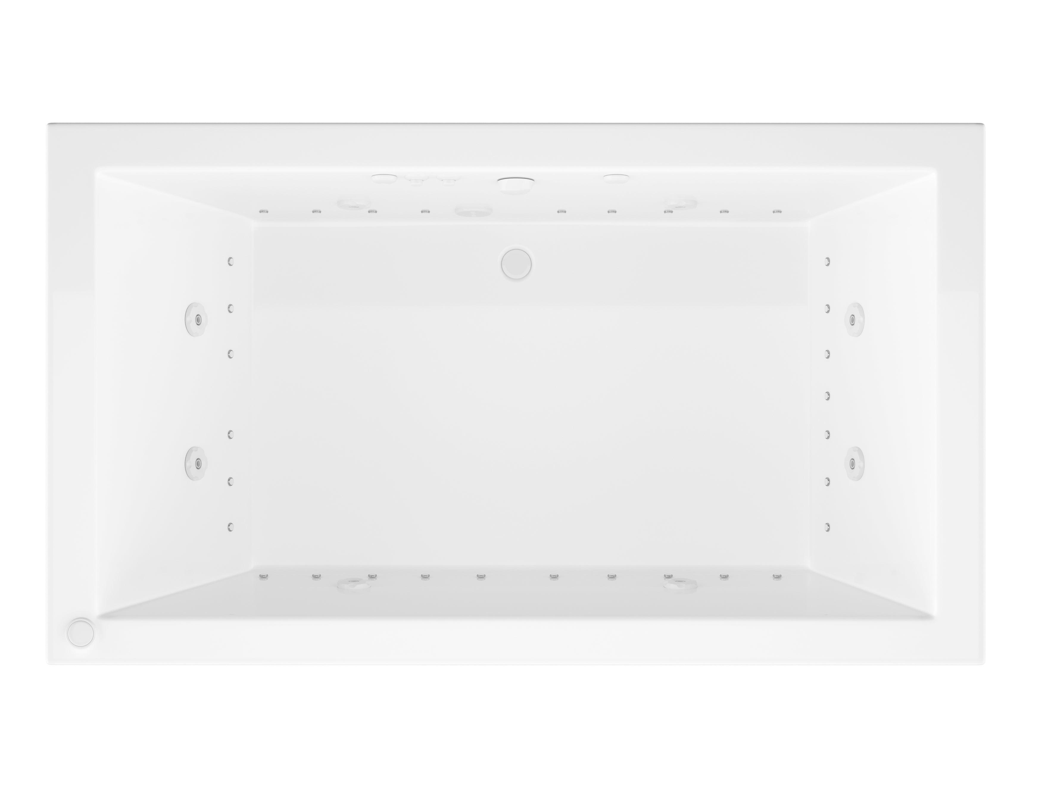Atlantis Whirlpools Vogue 42 x 72 Rectangular Air & Whirlpool Jetted Bathtub