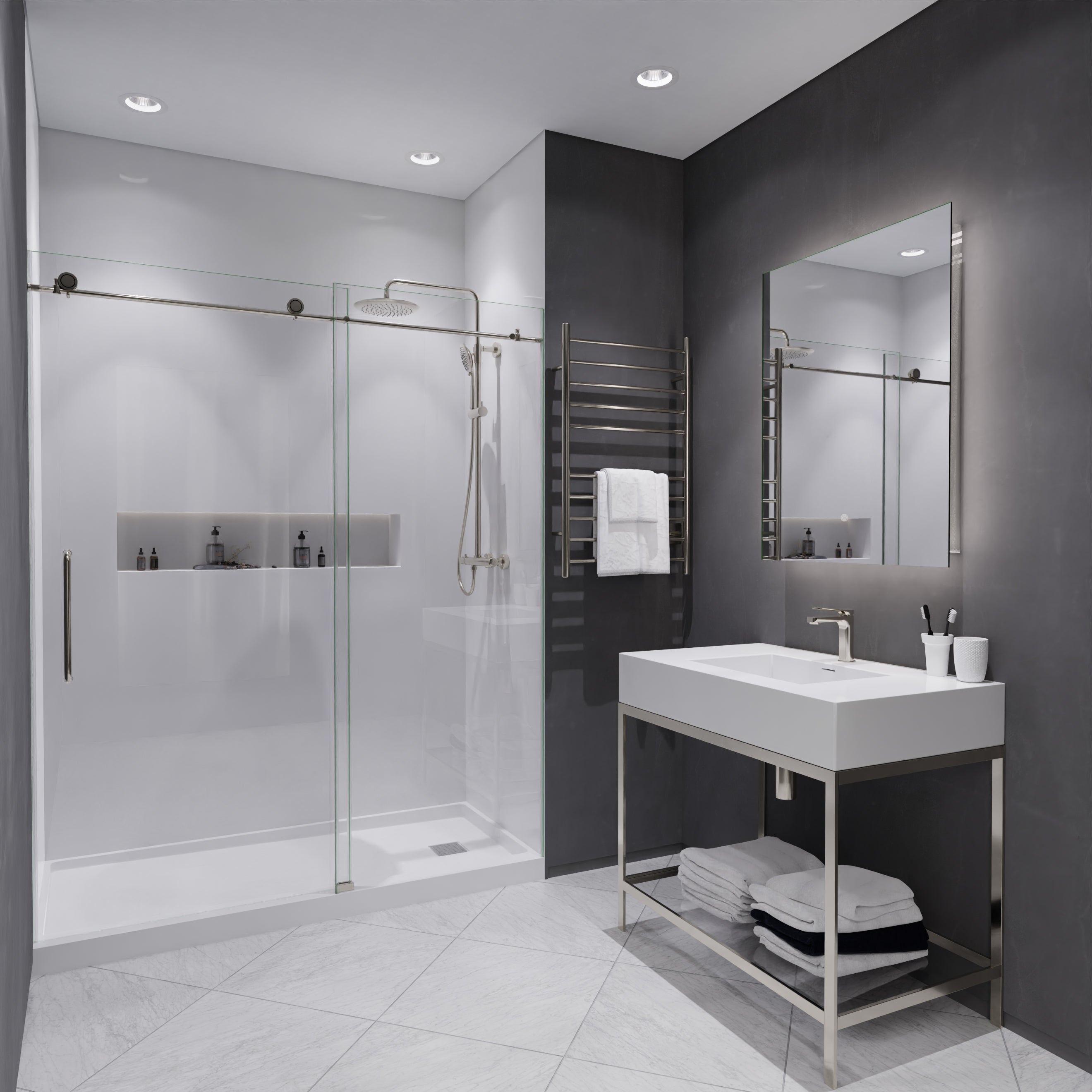 ANZZI Single Handle Single Hole Bathroom Faucet With Pop-up Drain