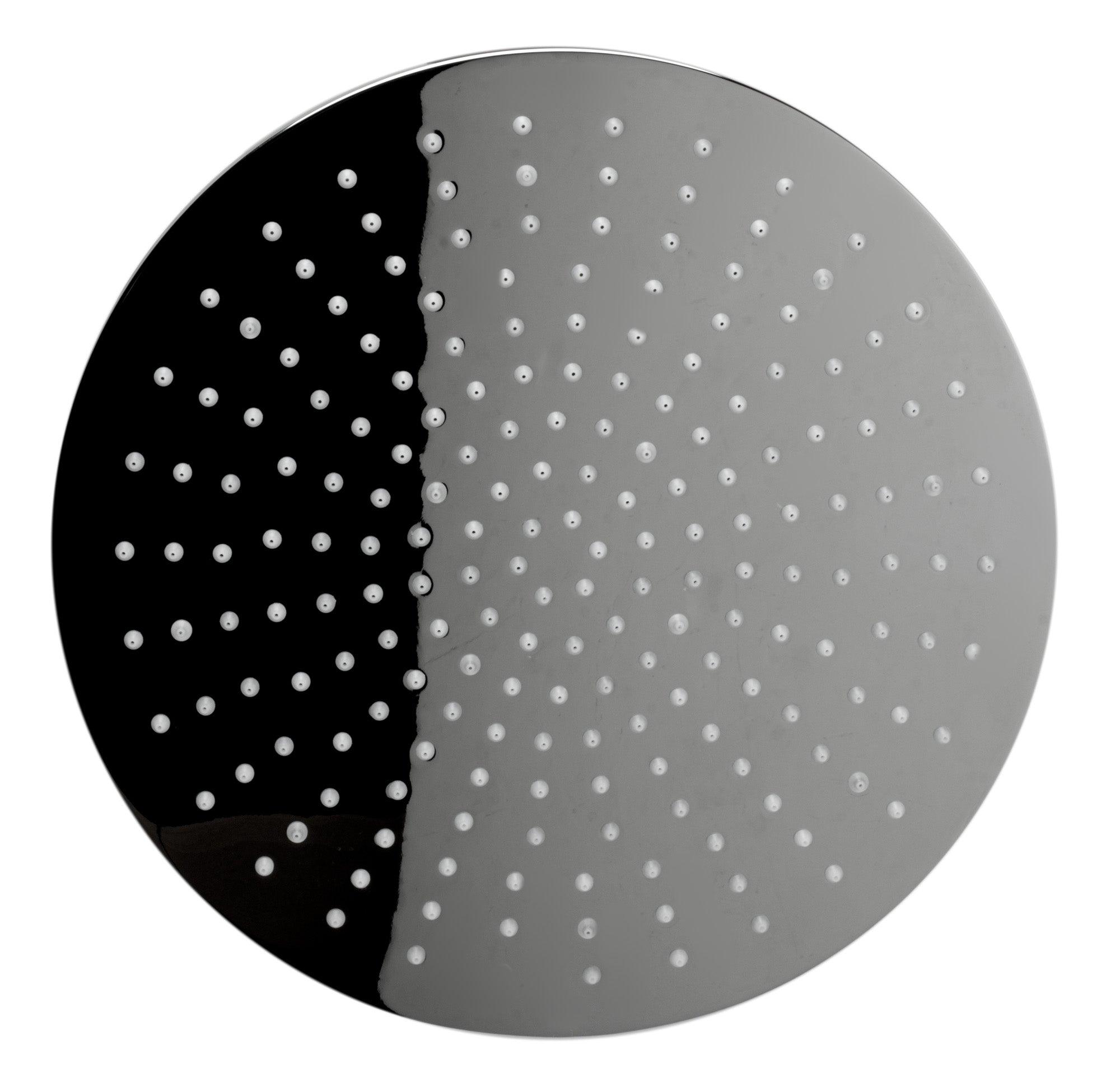 ALFI brand LED12R-PC Polished Chrome 12" Round Multi Color LED Rain Shower Head