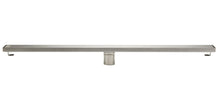 Load image into Gallery viewer, ALFI brand ABLD36B-BSS 36&quot; Modern Brushed Stainless Steel Linear Shower Drain with Solid Cover