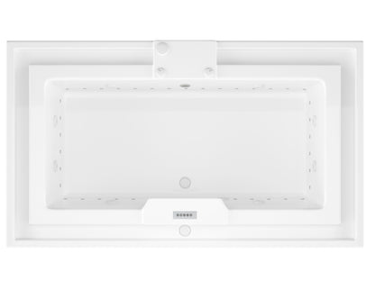 Atlantis Whirlpools Infinity Deluxe Series 45.75 x 78.312in. Air and Whirlpool Jetted Bathtub in White