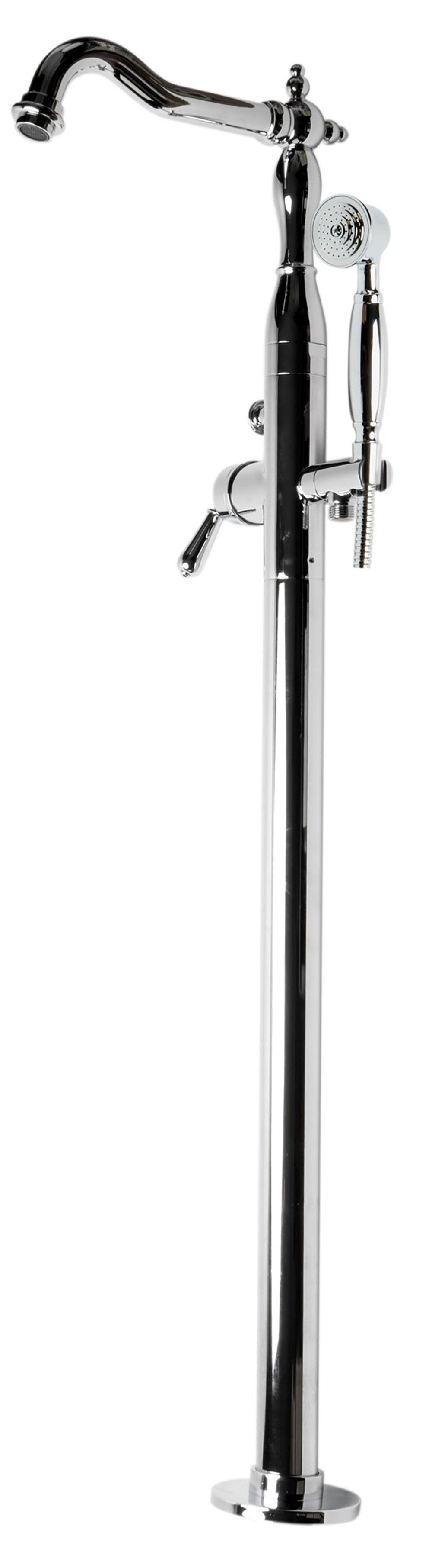 ALFI brand AB2553-PC Polished Chrome Free Standing Floor Mounted Bath Tub Filler
