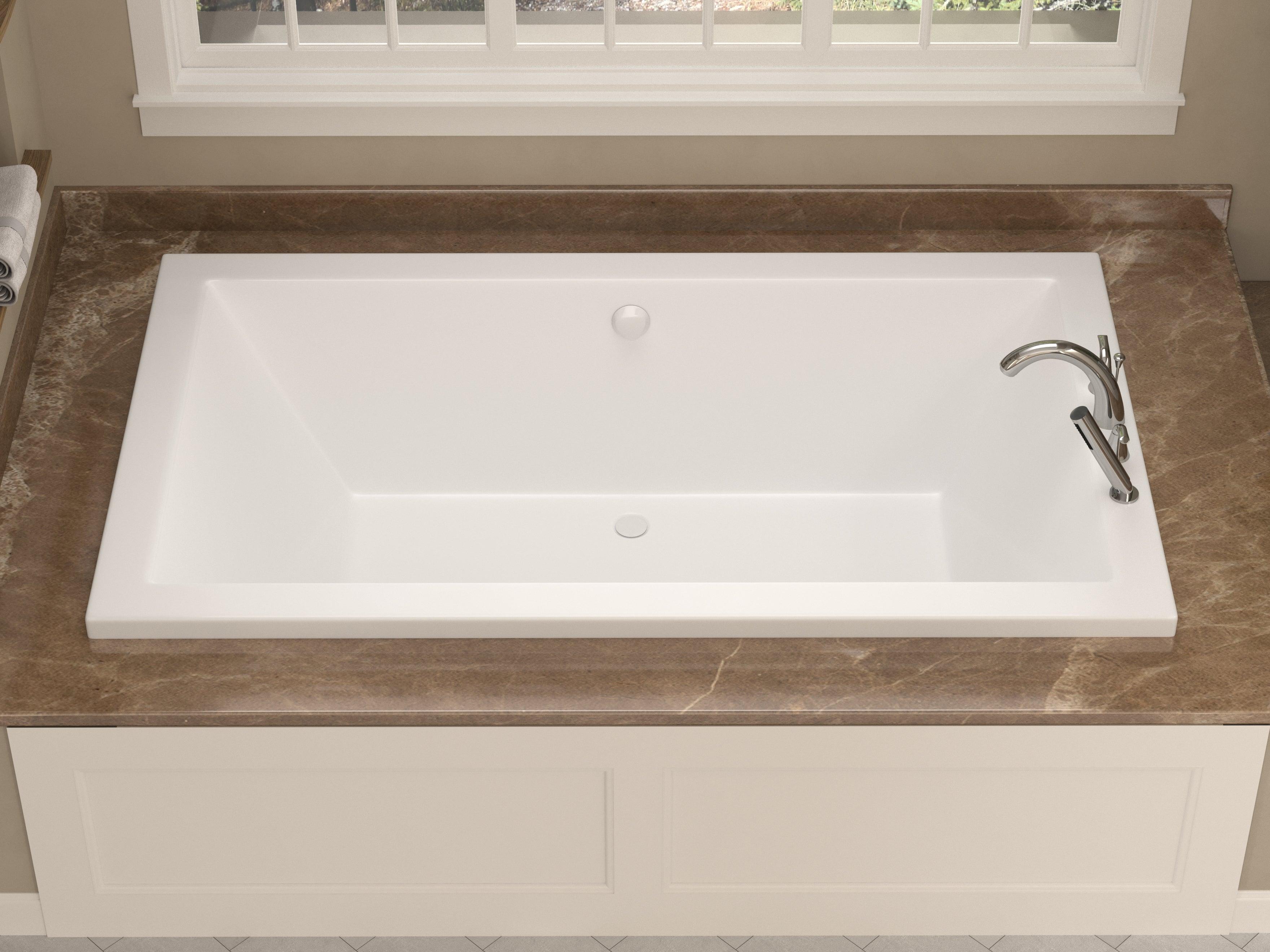 Atlantis Whirlpools Venetian 42 x 72 Rectangular Soaking Bathtub 4272VNCS