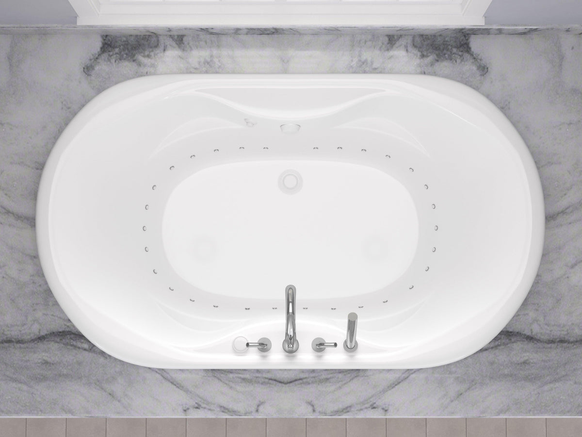Atlantis Whirlpools Indulgence 41 x 70 Oval Air Jetted Bathtub