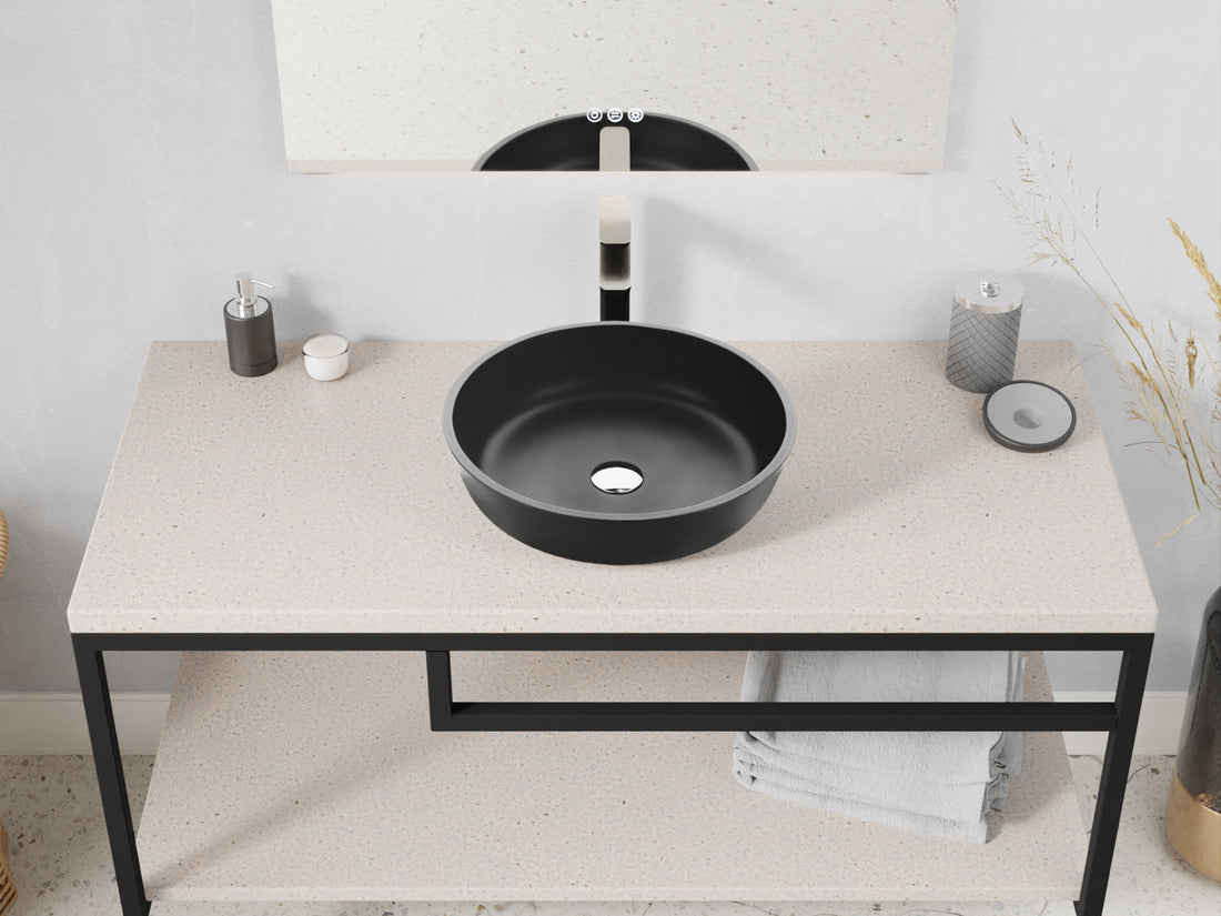 Allegro Round Glass Vessel Bathroom Sink