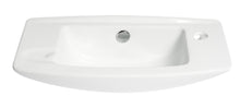 Load image into Gallery viewer, ALFI brand ABC115 White 20&quot; Small Wall Mounted Ceramic Sink with Faucet Hole