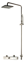 Load image into Gallery viewer, ALFI brand AB2862-BN Brushed Nickel Square Style Thermostatic Exposed Shower Set