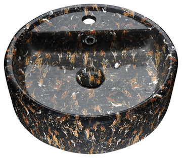 Rhapsody Series Ceramic Vessel Sink in Neolith Marble Finish