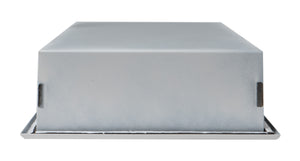 ALFI brand ABNC2412-W 24 x 12 White Matte Stainless Steel Horizontal Single Shelf Bath Shower Niche