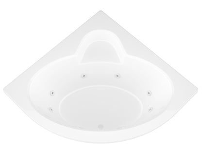 Atlantis Whirlpools Alexandria 60 x 60 Corner Whirlpool Jetted Bathtub