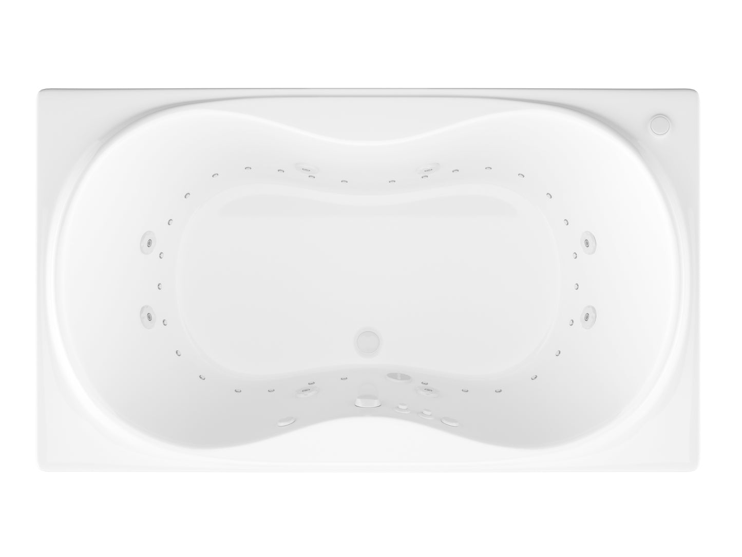 Atlantis Whirlpools Whisper 36 x 72 Rectangular Air & Whirlpool Jetted Bathtub