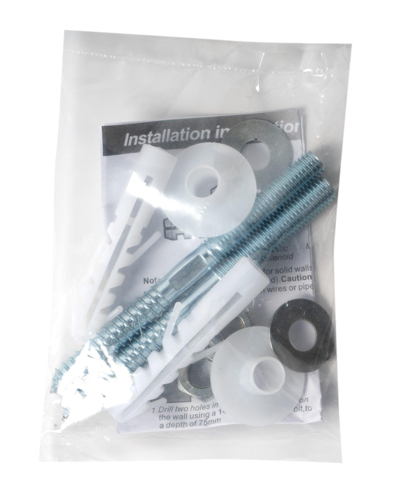 ALFI brand ABC119 White 16" Small Wall Mounted Ceramic Sink with Faucet Hole