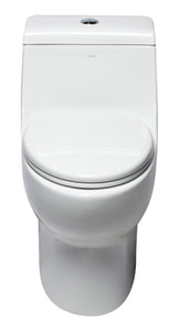 EAGO TB358 Dual Flush One Piece Elongated Ceramic Toilet