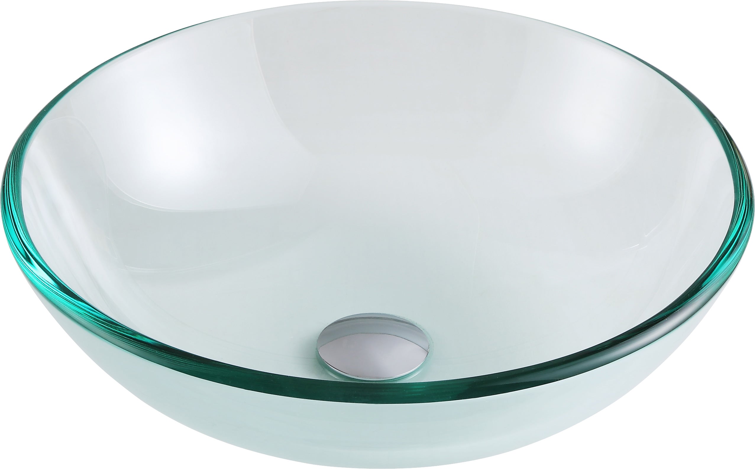 Etude Series Vessel Sink in Lustrous Clear