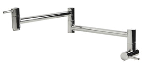 ALFI brand AB5019-PSS Polished Stainless Steel Retractable Pot Filler Faucet
