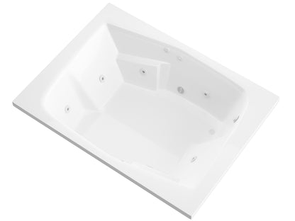 Atlantis Whirlpools Caresse 54 x 72 Rectangular Whirlpool Jetted Bathtub