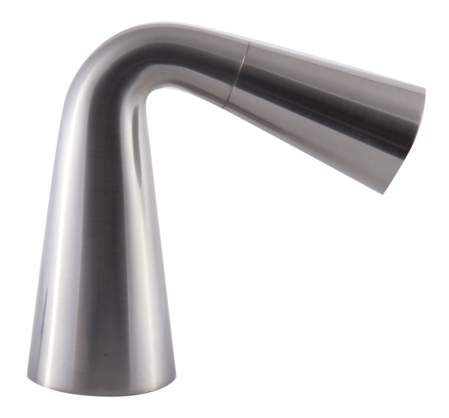 ALFI brand AB1788-BN Brushed Nickel Single Hole Cone Waterfall Bathroom Faucet