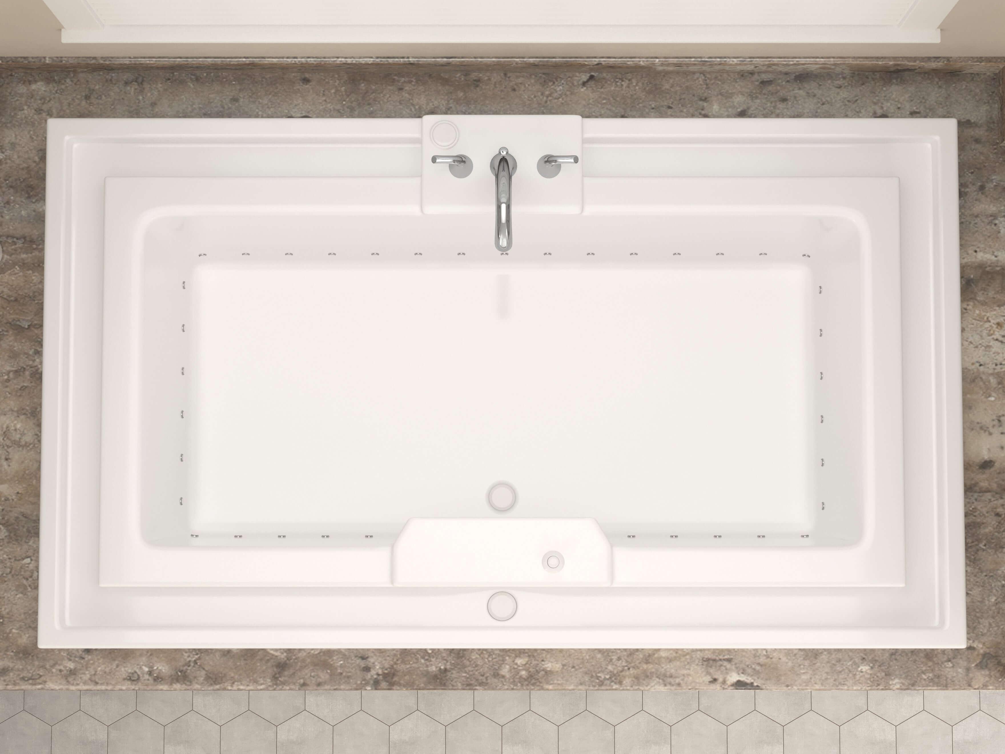 Atlantis Whirlpools Infinity 46 x 78 Endless Flow Air Jetted Bathtub