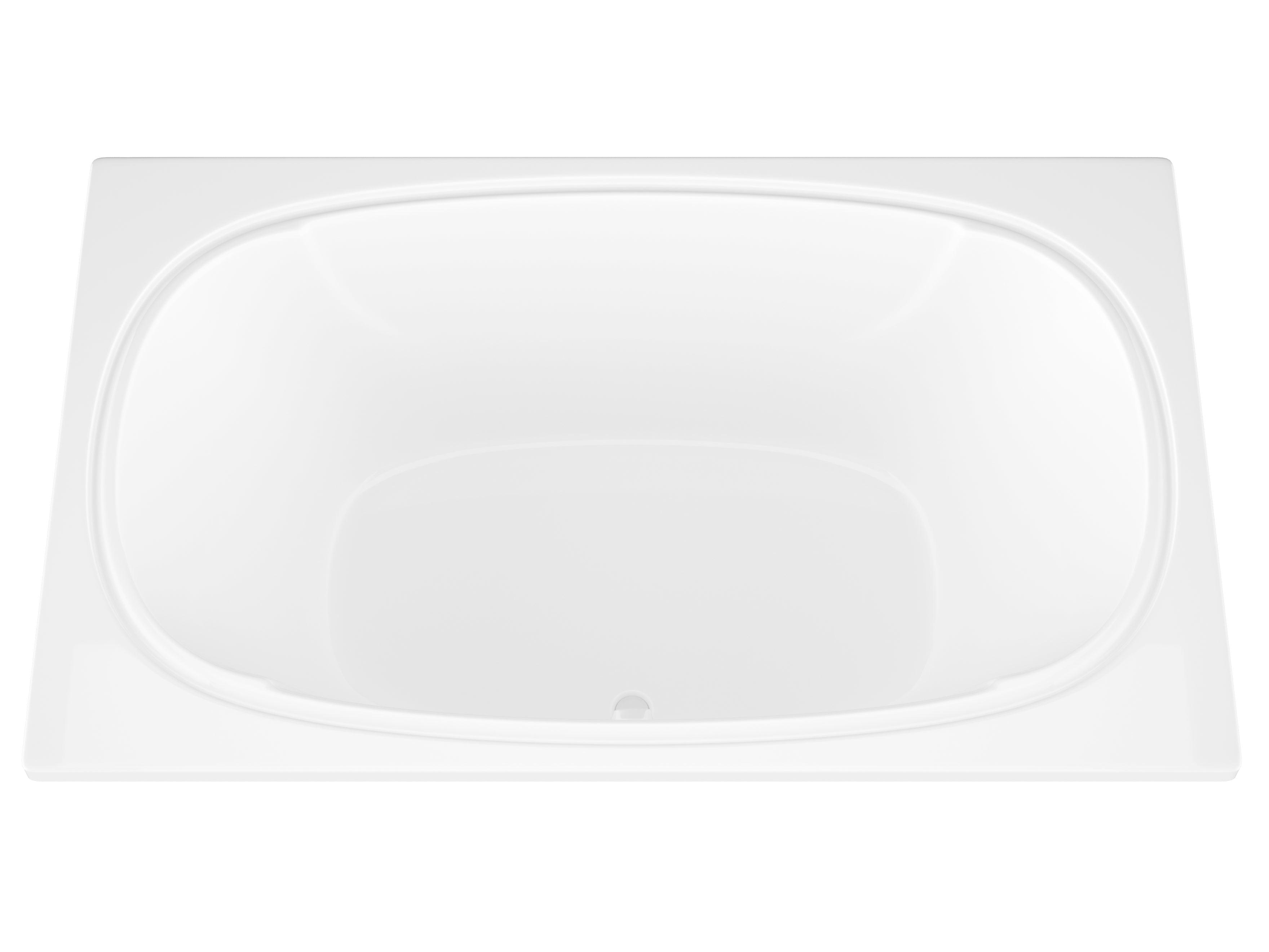 Atlantis Whirlpools Charleston 48 x 78 Rectangular Soaking Bathtub