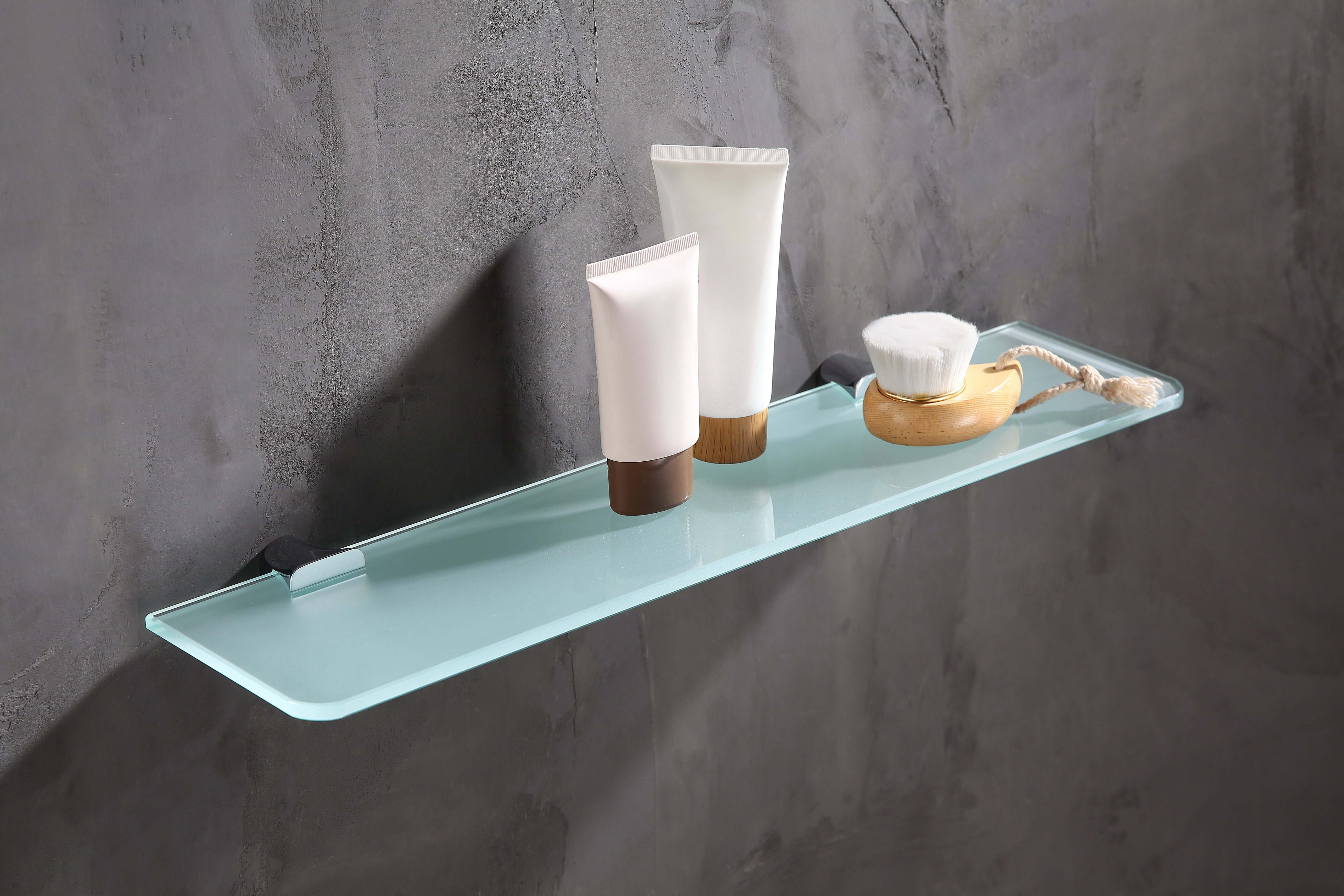 Essence Series Glass Shelf in Polished Chrome