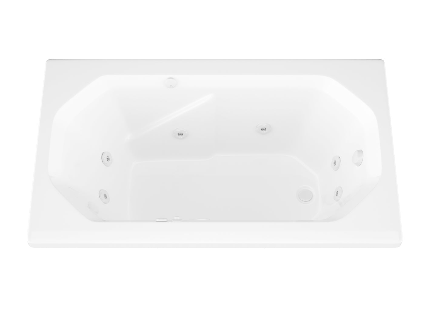 Atlantis Whirlpools Mirage 36 x 60 Rectangular Whirlpool Jetted Bathtub