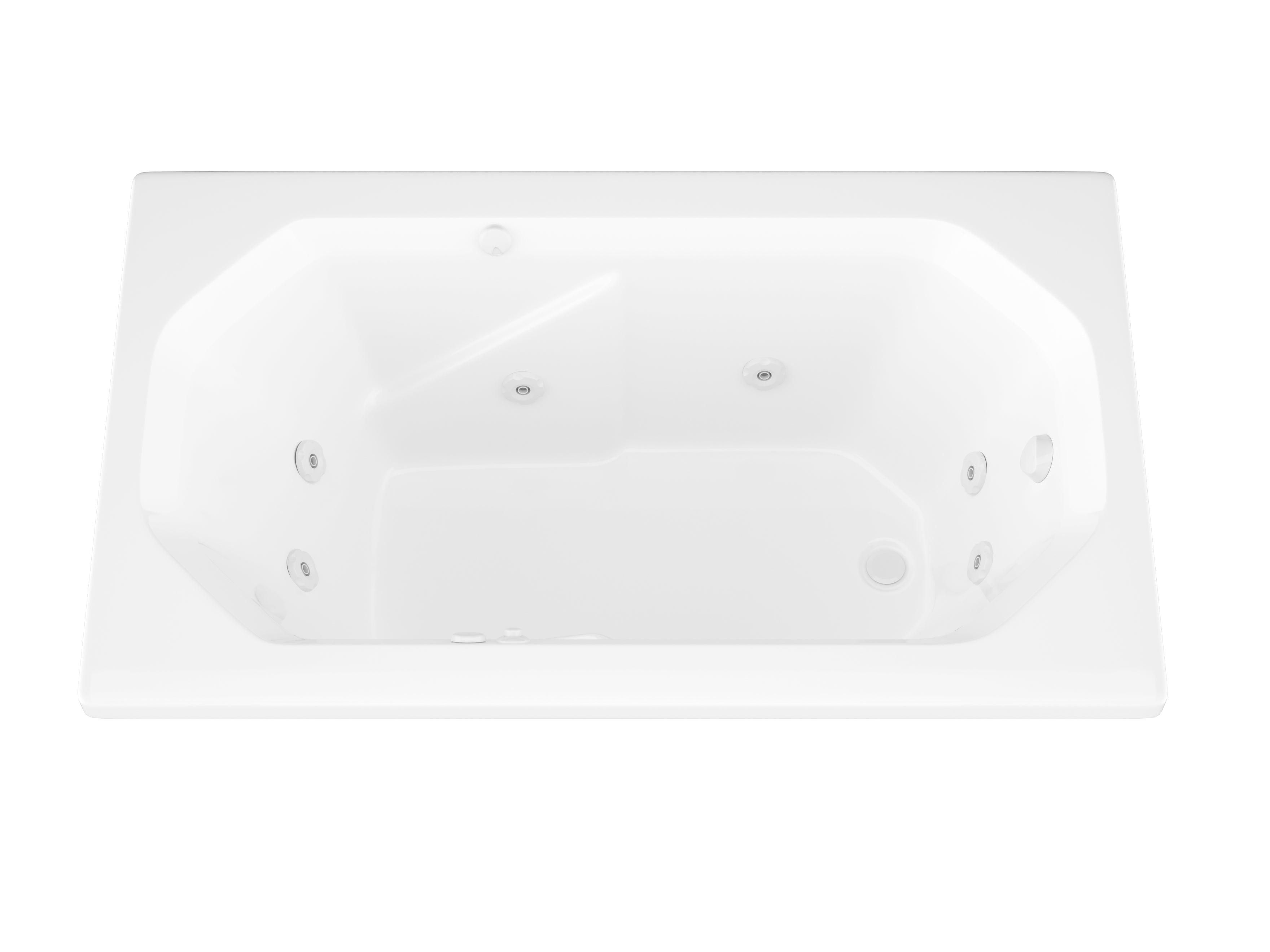 Atlantis Whirlpools Mirage 36 x 60 Rectangular Whirlpool Jetted Bathtub
