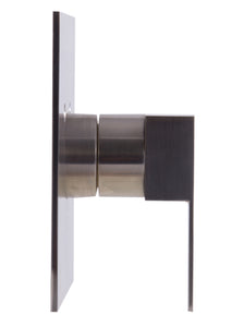 ALFI brand AB6701-BN Brushed Nickel Modern Square Pressure Balanced Shower Mixer