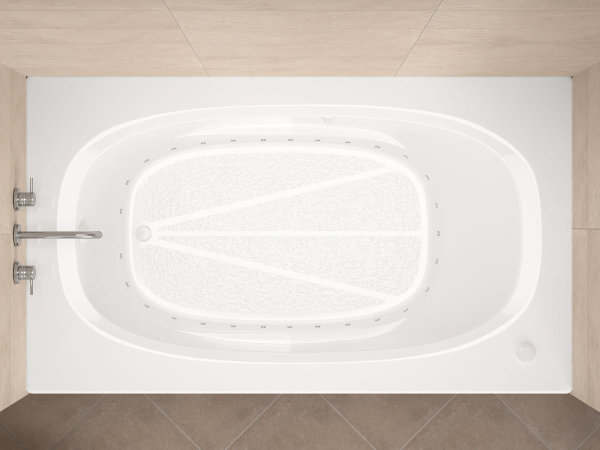Atlantis Whirlpools Polaris 42 x 66 Rectangular Air Jetted Bathtub