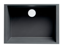 Load image into Gallery viewer, ALFI brand AB2420UM-T Titanium 24&quot; Undermount Single Bowl Granite Composite Kitchen Sink