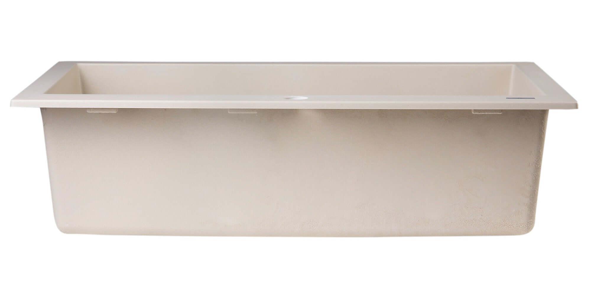 ALFI brand AB3020DI-B Biscuit 30" Drop-In Single Bowl Granite Composite Kitchen Sink