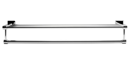 ALFI brand AB9596 Polished Chrome 24 inch Towel Bar & Shelf Bathroom Accessory