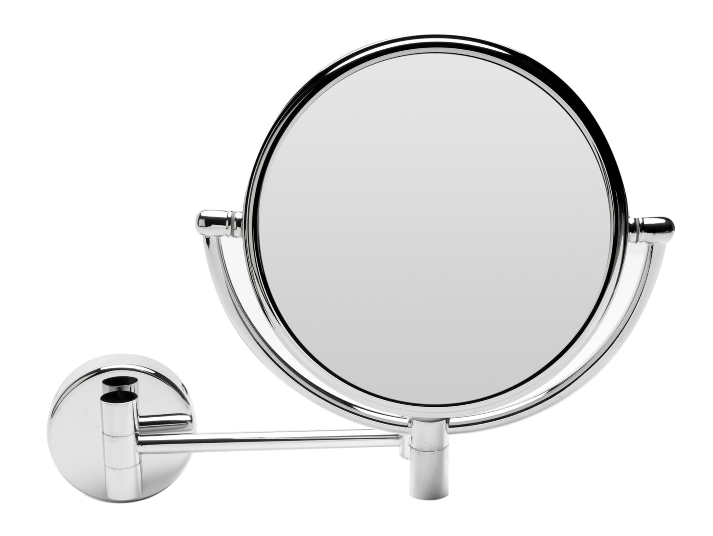 ALFI brand ABM8WR-PC 8" Round Wall Mounted 5x Magnify Cosmetic Mirror