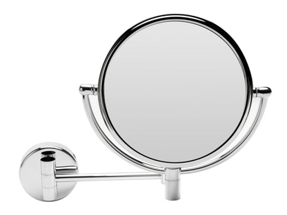 ALFI brand ABM8WR-PC 8" Round Wall Mounted 5x Magnify Cosmetic Mirror