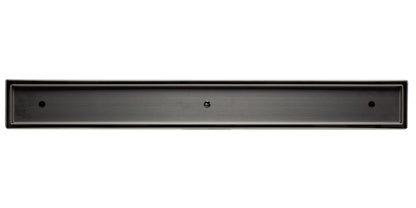 ALFI brand ABLD24A 24" Long Modern Stainless Steel Linear Shower Drain w/o Cover