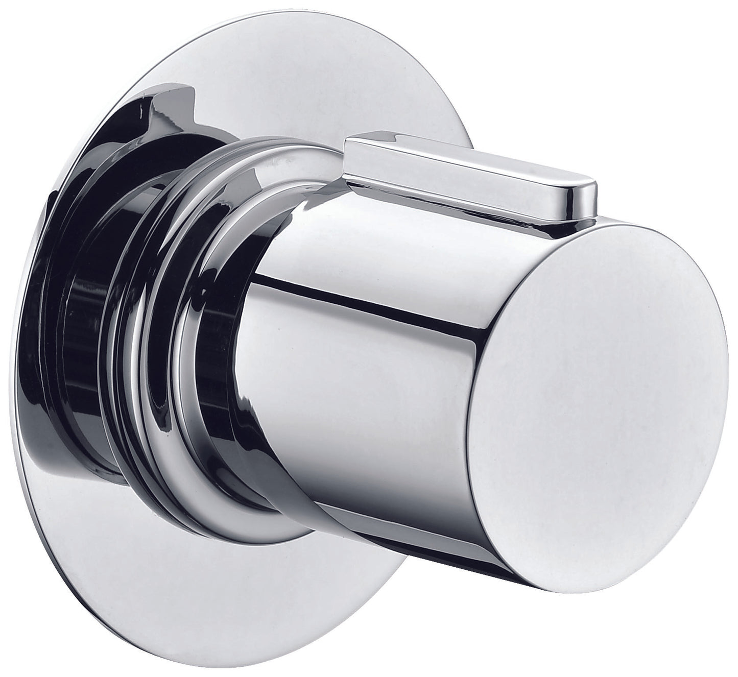 ALFI brand AB9101-PC Polished Chrome Modern Round 3 Way Shower Diverter