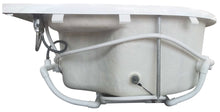Load image into Gallery viewer, EAGO AM124ETL-L 6 ft Right Drain Corner Acrylic White Whirlpool Bathtub for Two