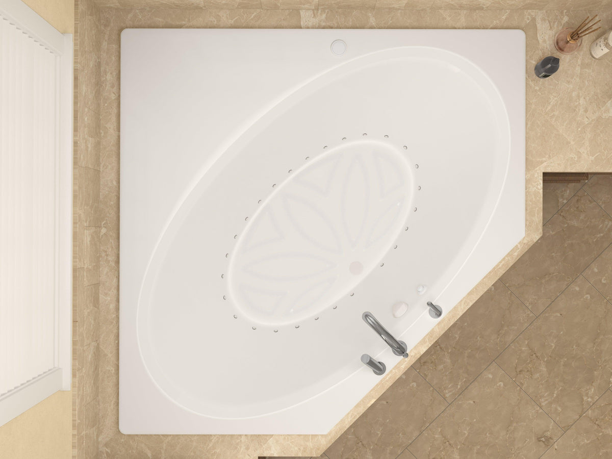 Atlantis Whirlpools Venus 60 x 60 Corner Air Jetted Bathtub