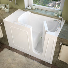 Load image into Gallery viewer, MediTub Walk-In 26 x 53 Right Drain Air Jetted Walk-In Bathtub, White 2653WBA