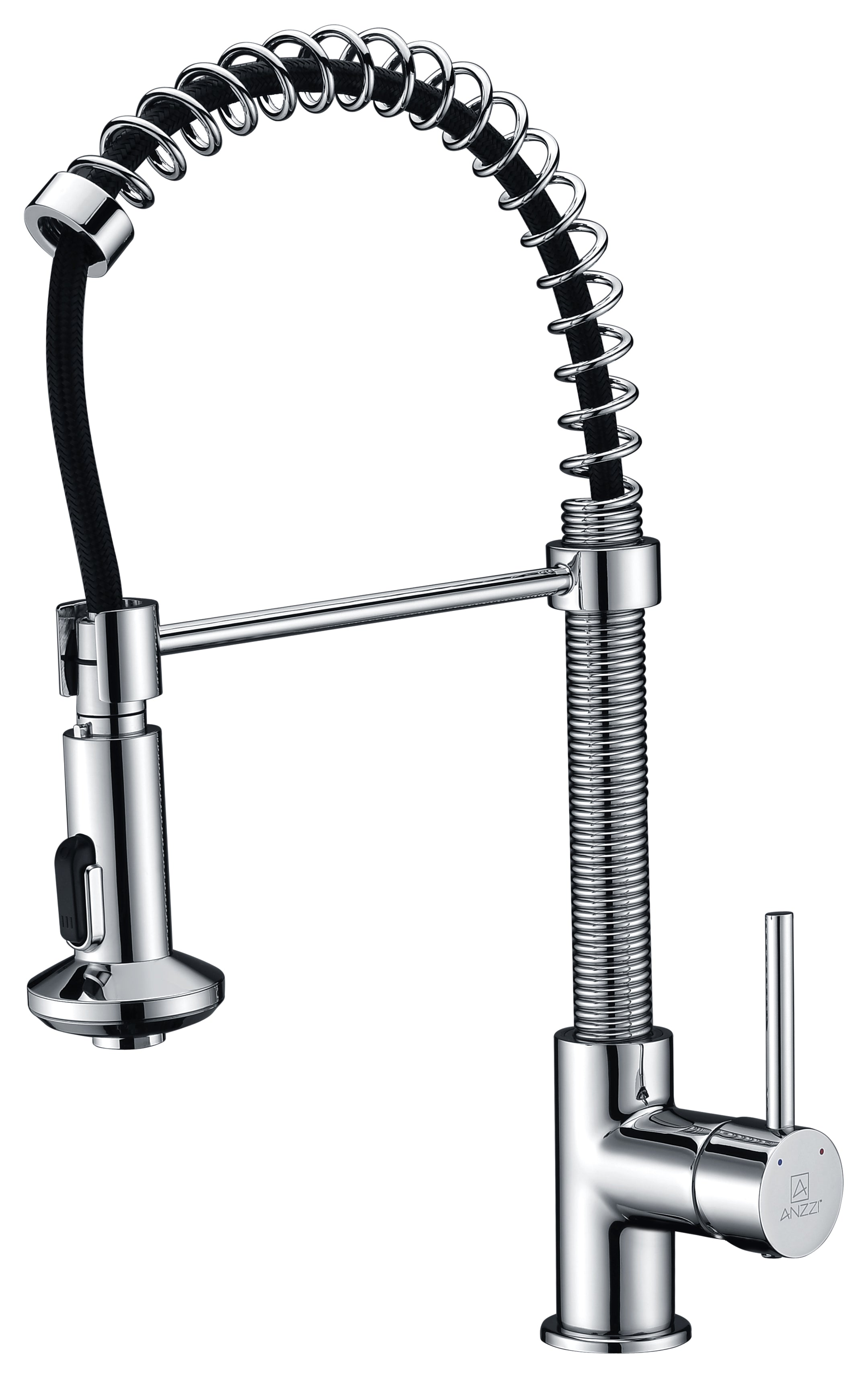 Step Single Handle Pull-Down Sprayer Kitchen Faucet